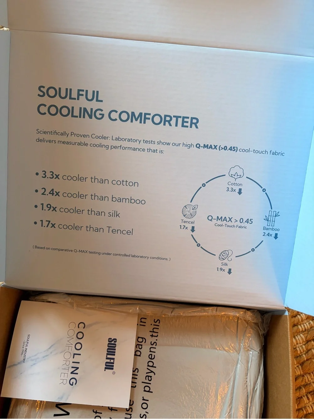 Soulful Luxury lightweight cooling Comforter - Soft Microfiber Bedding